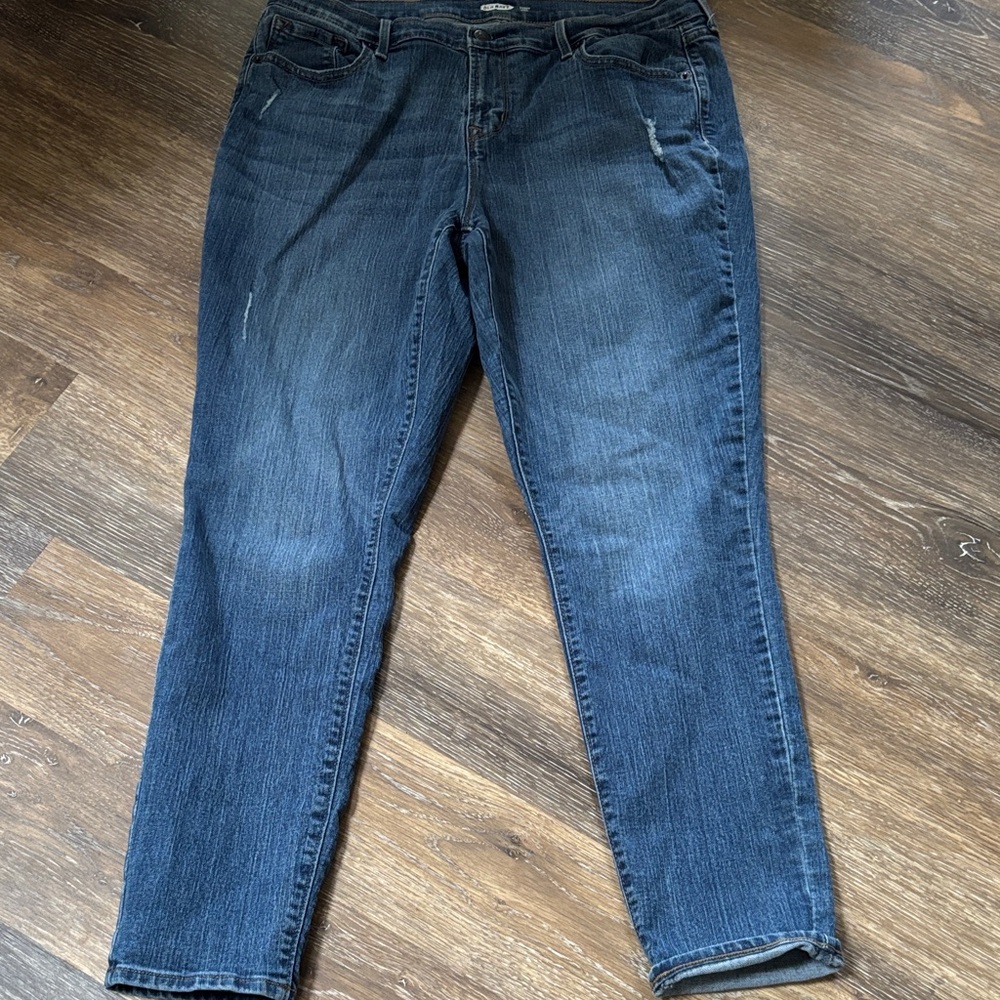 Old Navy Women's Blue Skinny Jeans 14